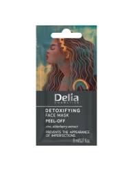 Masca de fata peel-off detoxifianta, 8ml, Delia Cosmetics