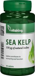 Alga marina Sea Kelp 33mg, 90 comprimate, Vitaking