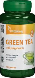 Extract de ceai verde, 100 capsule vegetale, Vitaking