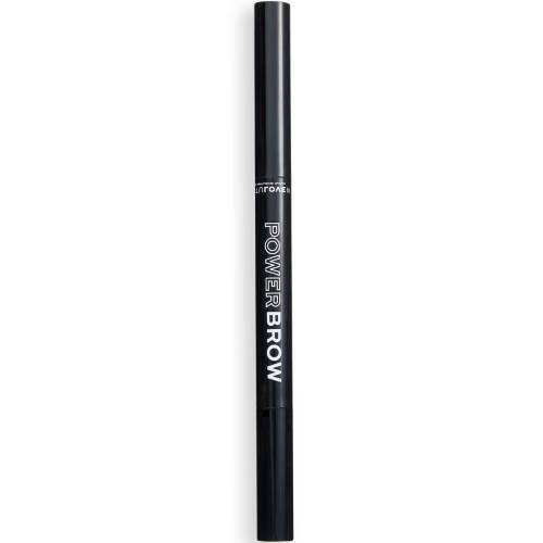 Creion pentru sprancene Relove Power Brow Pencil Brown, 0.3g, Makeup Revolution