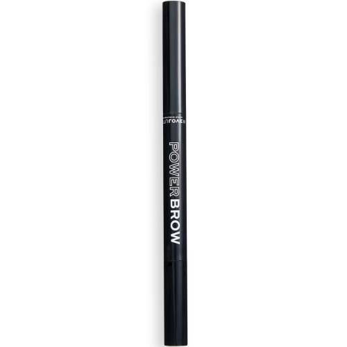 Creion pentru sprancene Relove Power Brow Pencil Dark Brown, 0.3g, Makeup Revolution