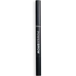 Creion pentru sprancene Relove Power Brow Pencil Dark Brown, 0.3g, Makeup Revolution