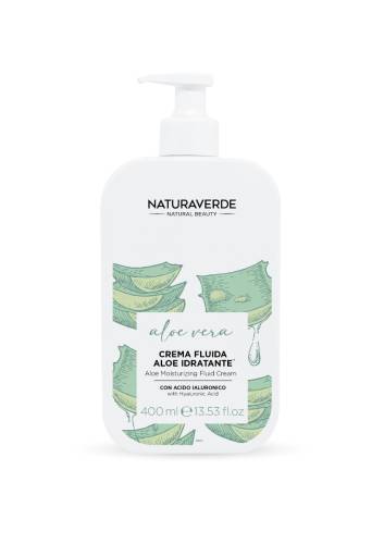 Crema fluida cu Aloe vera, 400ml, Naturaverde