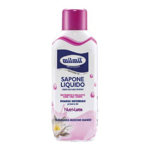 Sapun lichid rezerva cu proteine din lapte, 1000ml, Mil Mil