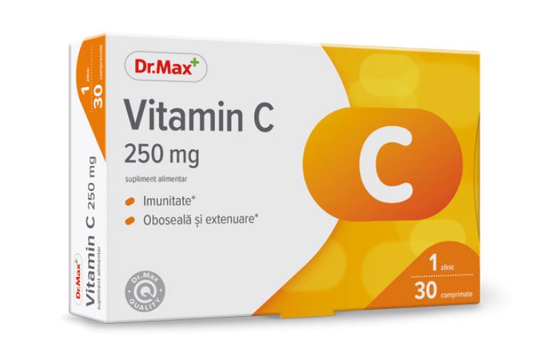 Dr. Max Vitamin C 250mg, 30 comprimate filmate