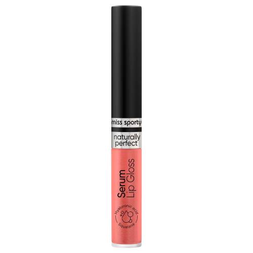 Gloss pentru buze Serum Naturally Perfect Peachy Pink 40, 2.3 ml, Miss Sporty