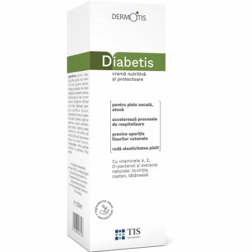 Crema nutritiva si protectoare DiabeTis, 100ml - Tis Farmaceutic