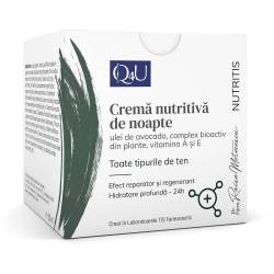 Crema nutritiva pentru noapte, Nutritis Q4U, 50ml - Tis Farmaceutic