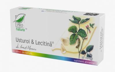 Usturoi si Lecitina, 30cps - Pro Natura