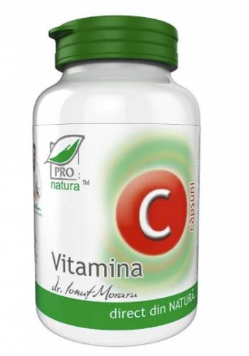 Vitamina C cu Capsuni, 60cpr - Pro Natura