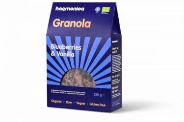 Granola cu afine si vanilie, eco-bio, 250g - Harmonica