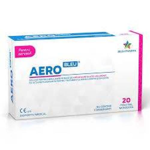 Aero Bleu, solutie pentru nebulizare, 5 ml, 20 monodoze, Bleu Pharma