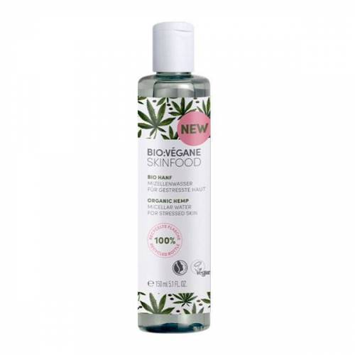 Apa micelara cu ulei de canepa, eco-bio, 150ml - Bio:Vegane Skinfood