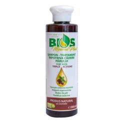 SAMPON - TRATAMENT BARBATI - impotriva caderii PARULUI – 200ml - Bios Mineral Plant