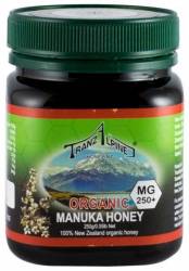 Miere de Manuka organica, MG 250+ 250g - Tranz Alpine