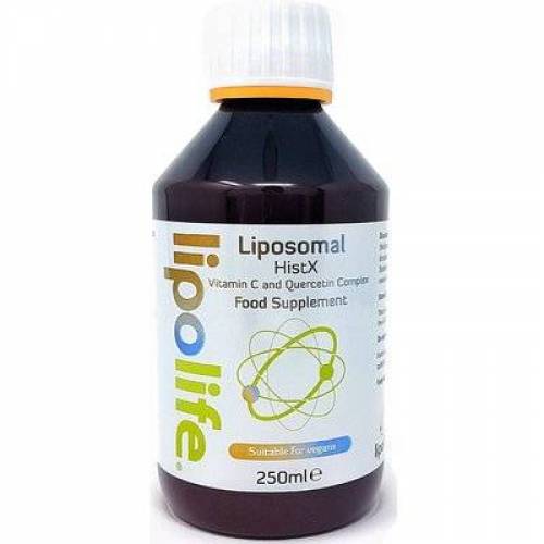 Lipolife HistX complex lipozomal de Vitamina C si Quercitin, 250ml - Lipolife