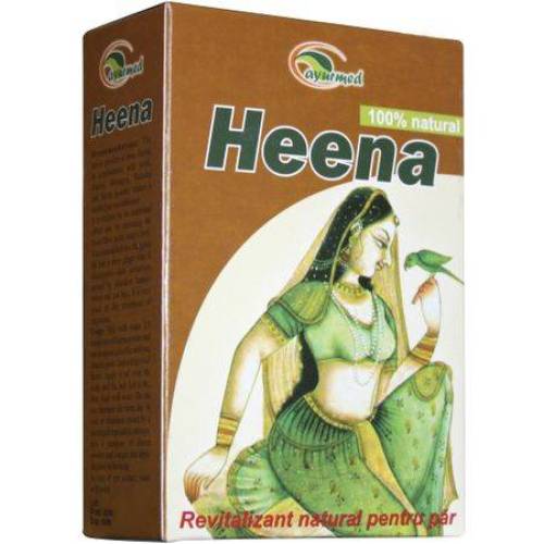 VOPSEA DE PAR 100% naturala HEENA REVITALIZANT NATURAL PAR 100g, AYURMED