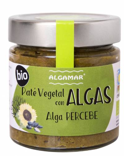 Pate vegetal cu alge Percebe, eco-bio, 180g - Algamar