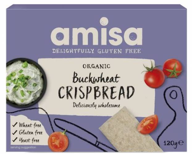 Crispbread (painici) din hrisca integrala fara gluten eco-bio 120g - Amisa