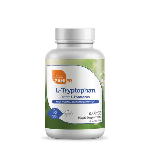 Zahler L-tryptophan, 500 mg, 60 capsule, GNC