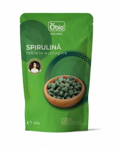 Spirulina tablete 500mg 250tb - 125g - OBio