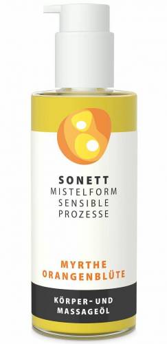 Ulei pentru corp si masaj cu mirt si flori de portocal, eco-bio, 145ml - Sonett