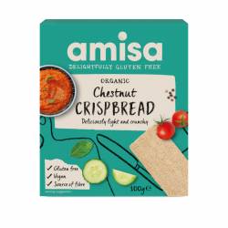 Amisa organic chestnut crispbread, 100g - Noi