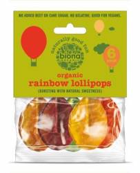 Acadele rainbow bio - 6buc fara zahar - Biona
