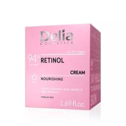 Crema de fata nutritiva cu retinol, 50ml, Delia Cosmetics