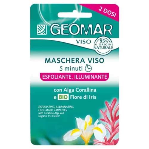 Masca de fata bio exfolianta, 15ml, Geomar