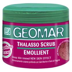 Scrub emolient cu seminte de capsuni Thalasso , 600g, Geomar