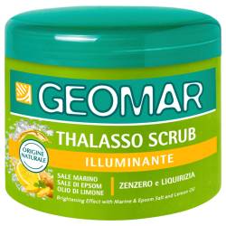Scrub iluminator cu pudra de lamaie, 600g, Geomar