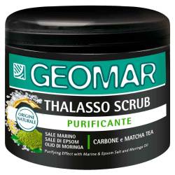 Scrub purifiant cu carbon & ceai matcha Thalasso, 600g, Geomar