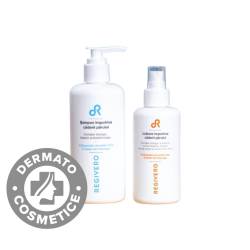 Pachet pentru ingrijirea si cresterea parului Sampon 250ml + Lotiune 150ml, Regivero