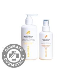 Pachet pentru ingrijirea parului anti-matreata Sampon 250ml + Lotiune 150ml, Regivero
