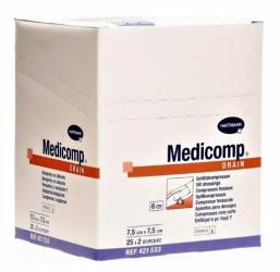 Hartmann Medicomp Extra comprese sterile 7.5cm/7.5cm - 25 bucati