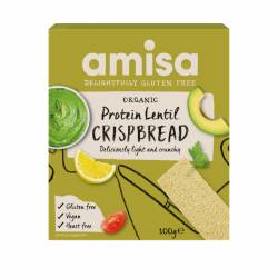 Crispbread (painici) cu linte fara gluten eco-bio 100g Amisa