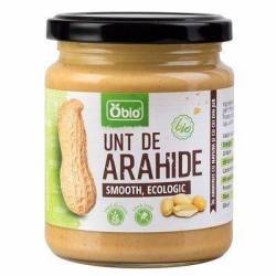 Unt de arahide smooth, eco-bio, 250g - Obio