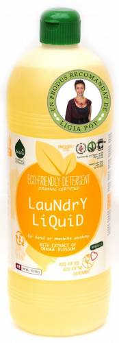 Detergent eco lichid rufe albe si colorate portocale 1l BIOLU