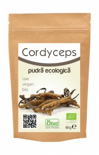 Cordyceps (Cordyceps sinensis) pulbere eco-bio 60g - Obio