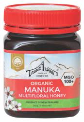 Miere de Manuka MGO100, eco-bio, 250g - TranzAlpine