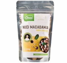 Nuci macadamia raw 250g - Obio