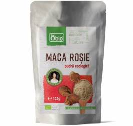 Maca rosie pudra eco-bio 125g, OBIO
