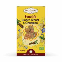 Ceai Shotimaa Chakras -Sanctify – ghimbir, fenicul si scortisoara eco-bio 16dz - Shotimaa