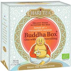 Ceai premium - Budha Box - cutie cu toate cele 11 ceaiuri Hari Tea eco-bio 11dz