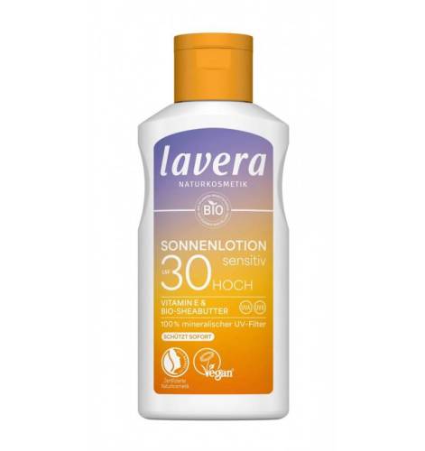 Lotiune pentru protectie solara, FPS 30, 100 ml, Lavera