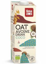 Bautura vegetala de ovaz cu cocos, eco-bio, 1L - Lima