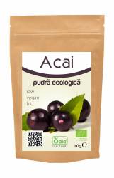 Acai pulbere raw bio 60g - OBio