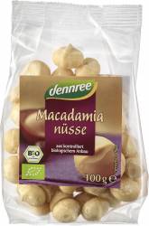 Nuci macadamia, eco-bio, 100g - Dennree