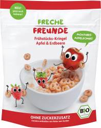 Cereale pt. mic dejun cu mere si capsuni eco-bio 125g - Erdbar